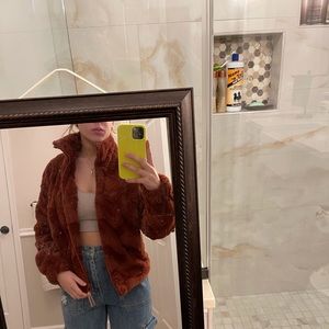 Fuzzy urban outfitters jacket